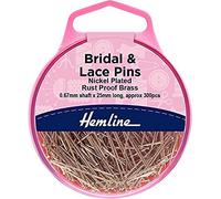 Hemline Dressmakers Bridal and Lace Pins 25mm, pk of 25g