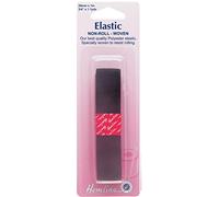 Hemline Elastic, Black, 20mm x 1m