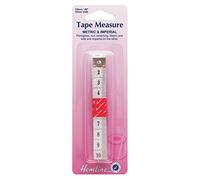 Hemline Flat Metric & Imperial 150cm Tape Measure Tailor Sewing Cloth Soft Body Measuring Rule Ruler (H251) Pack of 1