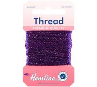 Hemline Glitter Thread Purple