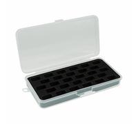 Hemline Gold Bobbin Box: with Tray - Holds 28 Bobbins