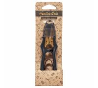 Hemline Gold Thread Snips: Brushed Gold Blade: 12.7cm/5in