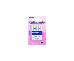 Hemline H100.80 | Med Universal/Slight Ballpoint Machine Needles | 5x 80/12