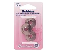 Hemline H120.06 | Metal Bobbin | 9.1mm | 3pk