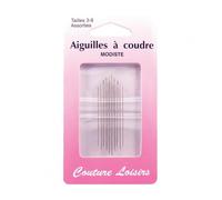 Hemline H207.39 | Straw/Milliner Hand Sewing Needles | Sizes 3 - 9 | Pack Of 10