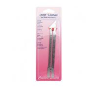 Hemline H258 | Sewing Gauge Sewing Tool | Includes Button Gauge & Point Turner by Hemline