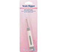 Hemline H262.ST | Small Soft Grip Seam Ripper | With Safety Ball