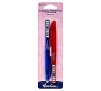 Hemline H296.I Erasable Fabric Pen with Attached Eraser