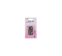 Hemline H467/SIL | Nickel Rivet Kit | 7mm | 20 Pieces by Hemline