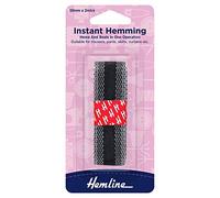 Hemline H784.B | Black Hemming Tape | 20mm x 2m by Hemline Haberdashery