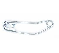 Hemline HB.2.CURVED Nickel Plated High Carbon Steel Curved Safety Pin 37mm 600pk
