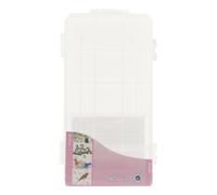Hemline HL STORAGE BOX SMALL - Plastic Storage Box - Small in White Hemline White