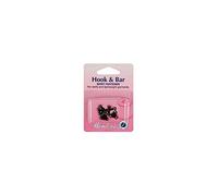 Hemline Hook & Bar Skirt/Trouser Fastener - Black