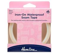 Hemline Iron-on Seam Tape Waterproof 10m x 20mm - Clear