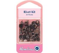 Hemline Jean Rivet Kit 7mm Bronze
