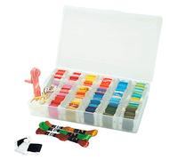 Hemline M3003/L | Plastic Large Embroidery Floss/Thread Box/Organiser
