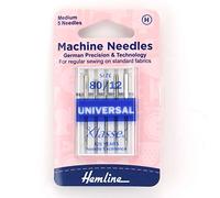 Hemline Machine Needles H100.80 – Medium Universal Slight Ballpoint – 5x 80/12