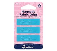 Hemline Magnetic Fabric Grips - Holds Thick Fabrics Together Without Pins - 3 Pieces