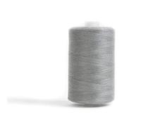 Hemline N4124/410 | Mid Grey 100% Polyester QA Sewing Thread | 1000m | Pack Of 5
