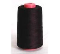 Hemline N4124/BLK | Black 100% Polyester QA Sewing Thread | 1000m | Pack Of 5