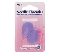 Hemline Needle Threader with Plastic Handle, pk 2