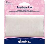 Hemline Non Stick Applique Pressing Sheet, 31cm x 30cm