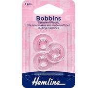 Hemline Plastic Bobbin Pk of 3 Universal/Class 15k
