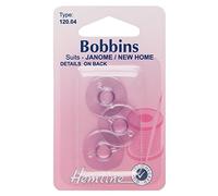 Hemline Plastic Bobbins for Sewing Machines - Janome/New Home