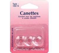 Hemline Plastic Bobbins - Singer/Class 66k
