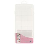 Hemline Plastic Craft Storage Box with Small Compartments