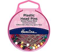 Hemline Plastic Head Long Pins H678