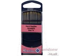 Hemline Premium Hand Needles Sharp Size 10 H288G.10