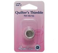 Hemline Premium Quality Quilters Metal Thimble - each