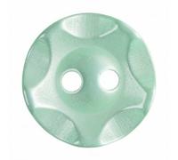 Hemline Round Plastic Buttons Lime Green 14mm - per Pack of 6