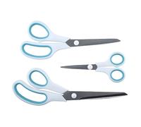 Hemline Scissor Set: 3 Piece: Purple/Grey
