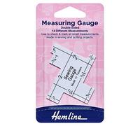 Hemline Sewing Quilting Measuring Guide Gauge H260