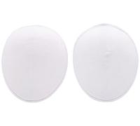 Hemline Shoulder Pad, White, Small 13x12cm