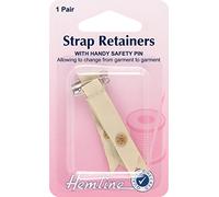 Hemline Shoulder Strap Retainer With Safety Pin Skin