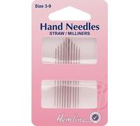 Hemline Straw Milliners Sewing Needles Size 3-9