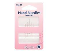 Hemline Tapestry Needles: Size 28, Metal, Blunt Point, 6 Pack