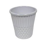Hemline Thimble Craft Container, Pearl White