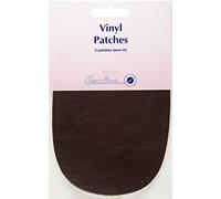 Hemline Vinyl Patches - Sew In - Brown H699