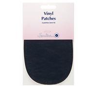 Hemline Vinyl Patches - Sew In - Navy H699