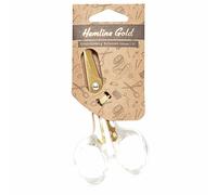 Hemling Gold Embroidery Scissors: Acrylic Handle: 12.5cm/5in: Brushed Gold