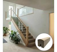 Hemlock Contemporary Handrail 4.0M - 10mm Groove For Glass Panels Uk Manufactured Traditional Products Ltd