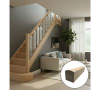 Hemlock Contemporary Handrail 4.0M - No Groove Uk Manufactured Traditional Products Ltd