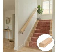 Hemlock Handrail Lhr 3.6M - No Groove Uk Manufactured Traditional Products Ltd