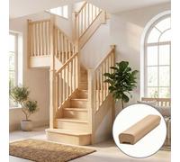 Hemlock Handrail Modern 3.0M - 35mm Groove For Spindles Uk Manufactured Traditional Products Ltd