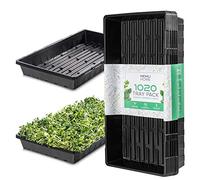 Hemlock Home Brewing 1020 Trays - Seed Starter Garden Plant Propagation Tray - Extra Strength - No Holes 5-Pack - Microgreens - Drip Tray…