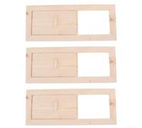 Hemlock Wood Sauna Air Control Slider Supporting Adjustable Ventilation Rates for Personalized Heat and Humidity Balance (3pcs)